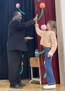 tulip ambassador high fiving principle